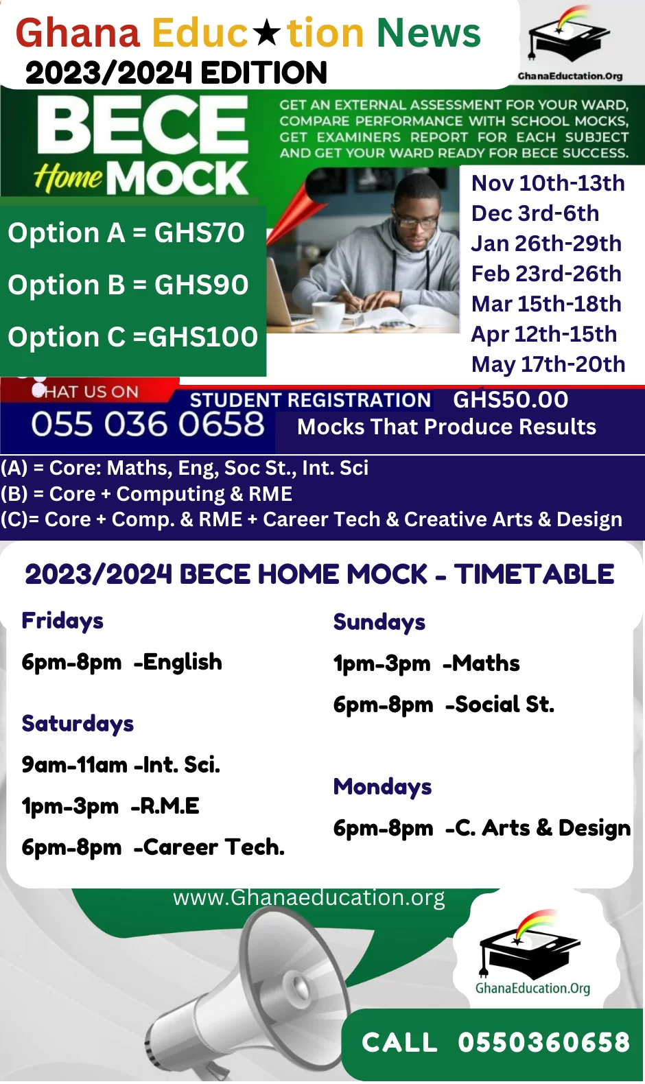2024 BECE Home Mock: Why parents must enrol their wards
